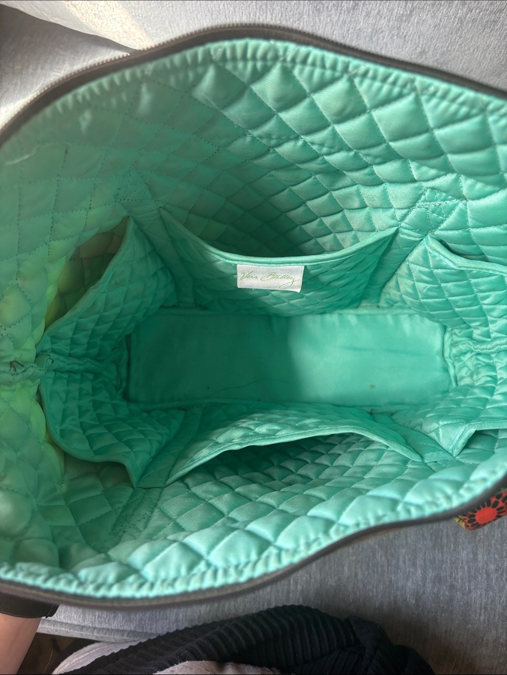 Vera Bradley Quilted Floral Tote - Picture 4 of 6